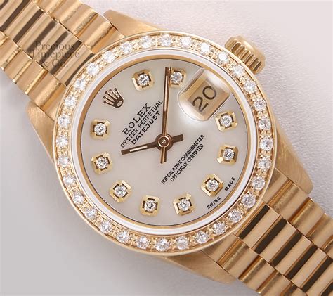 rolex presidente oro 18k brillantes diamantes|rolex pulsera presidencial.